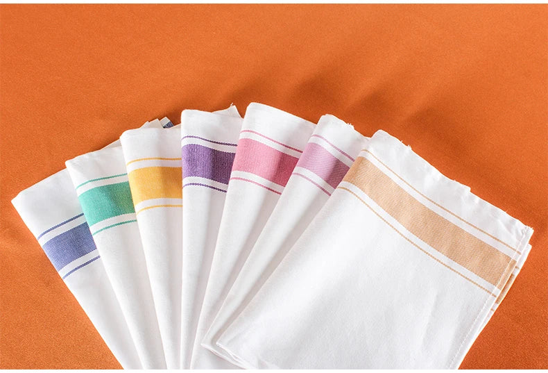 European Cotton Kitchen Towel Placemat — Thickened Cup Cloth Mat for Restaurant & Home