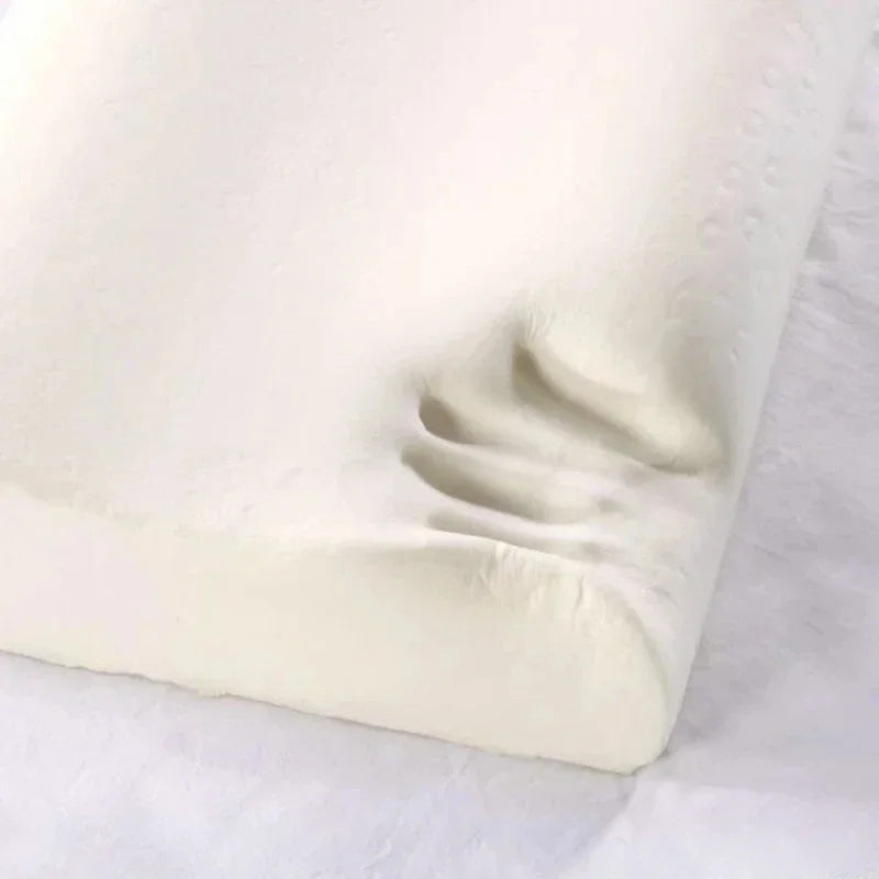 50x30cm Bamboo Fiber Memory Foam Pillow – Slow Rebound Orthopedic Neck Support Pillow for Health Care & Relief