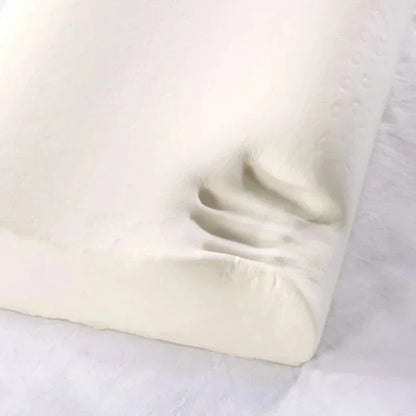 50x30cm Bamboo Fiber Memory Foam Pillow – Slow Rebound Orthopedic Neck Support Pillow for Health Care & Relief