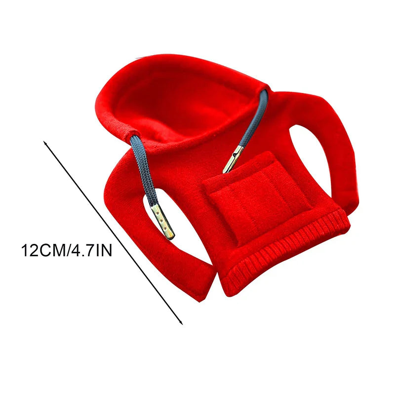 Universal Gear Shift Lever Hoodie Cover – Manual & Automatic Car Handle Decoration Interior Accessory