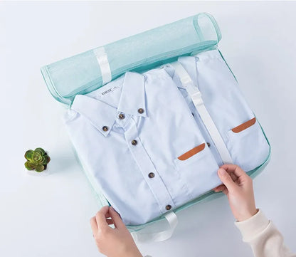 7/8/9/10-Pcs Travel Organizer Set — Portable Packing Cubes for Luggage, Clothes & Shoes, Foldable Storage Bags