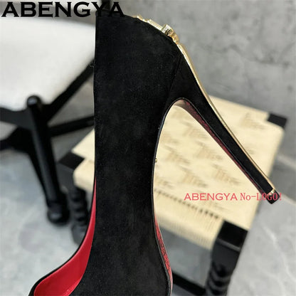 Women’s Pointed Toe Stiletto Heels - Sexy Thin High Heel Gladiator Dress Shoes for Summer Fashion