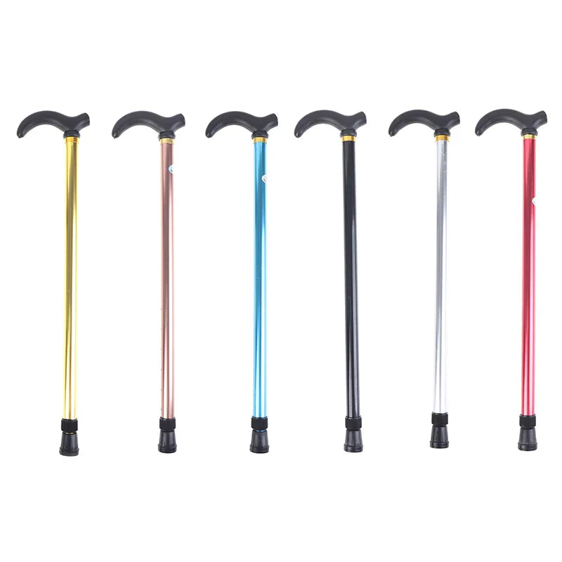 Adjustable Walking Stick – 2-Section Anti-Skid Crutch for Seniors & Hiking