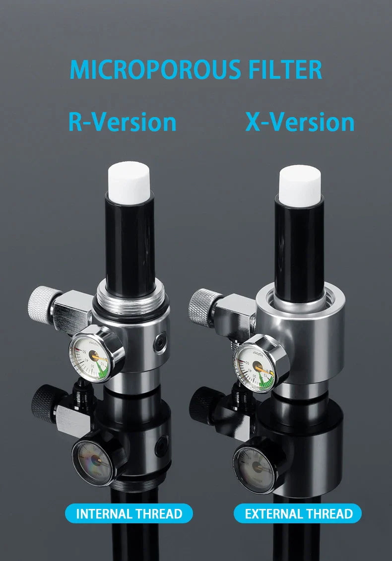 Aquarium DIY CO2 Generator Kit – Stainless Steel CO2 Cylinder & Carbon Dioxide Reactor System for Plants & Fish Tanks