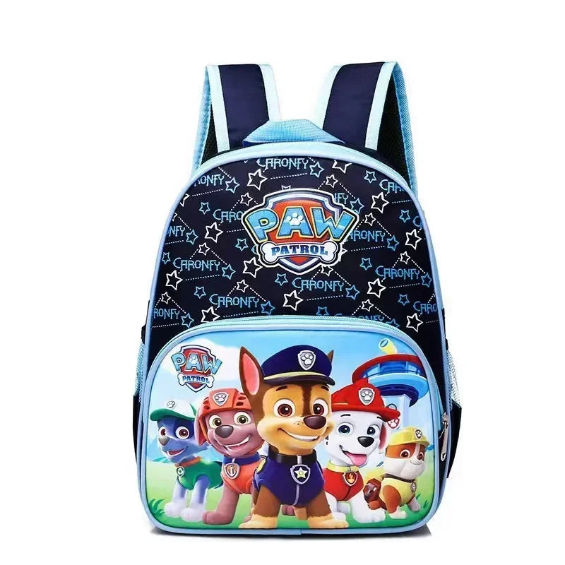 Paw Patrol Chase Kids Backpack - Cute Anime School Bag with Large Capacity - Travel Bag for Boys and Girls - Birthday Gift