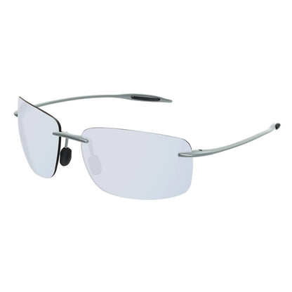JULI Polarized Classic Sports Rimless Sunglasses – Ultralight Rectangle Frame for Men, Ideal for Fishing, Driving, UV400 Protection, Model MJ8009
