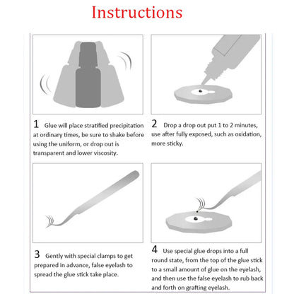 IB Glue Series for Eyelash Extensions — Quick-Drying, Long-Lasting, Low-Irritation Korean Makeup Tool Adhesive