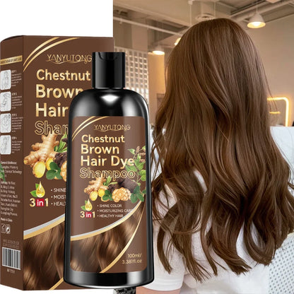 3-in-1 Turmeric Color-Treated Shampoo - Plant-Based Nourishing Formula for Gentle Hair Care and Color Protection