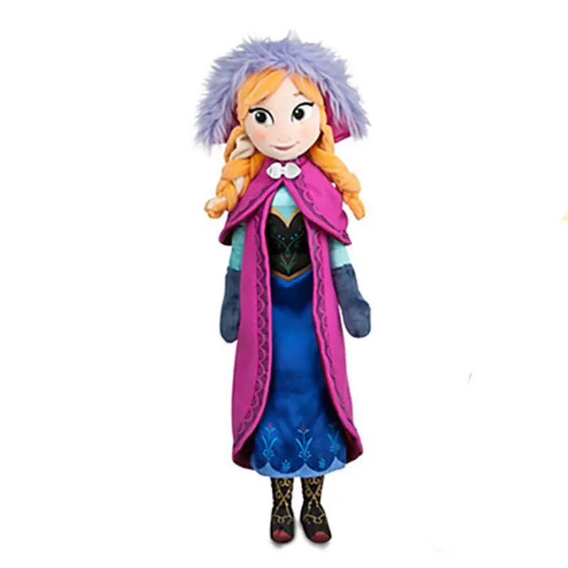40CM Frozen Anna & Elsa Dolls – Snow Queen Princess Plush Toys, Stuffed Frozen Dolls for Kids, Birthday & Christmas Gift