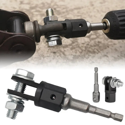 Scissor Jack Adapter — 1/2 Inch Chrome Vanadium Steel Wrench Tool for Automotive Jack & Impact Drill Sockets