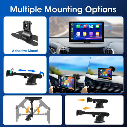 7/10" CarPlay Smart Screen - Wireless CarPlay & Android Auto Multimedia Player for Apple & Android Devices