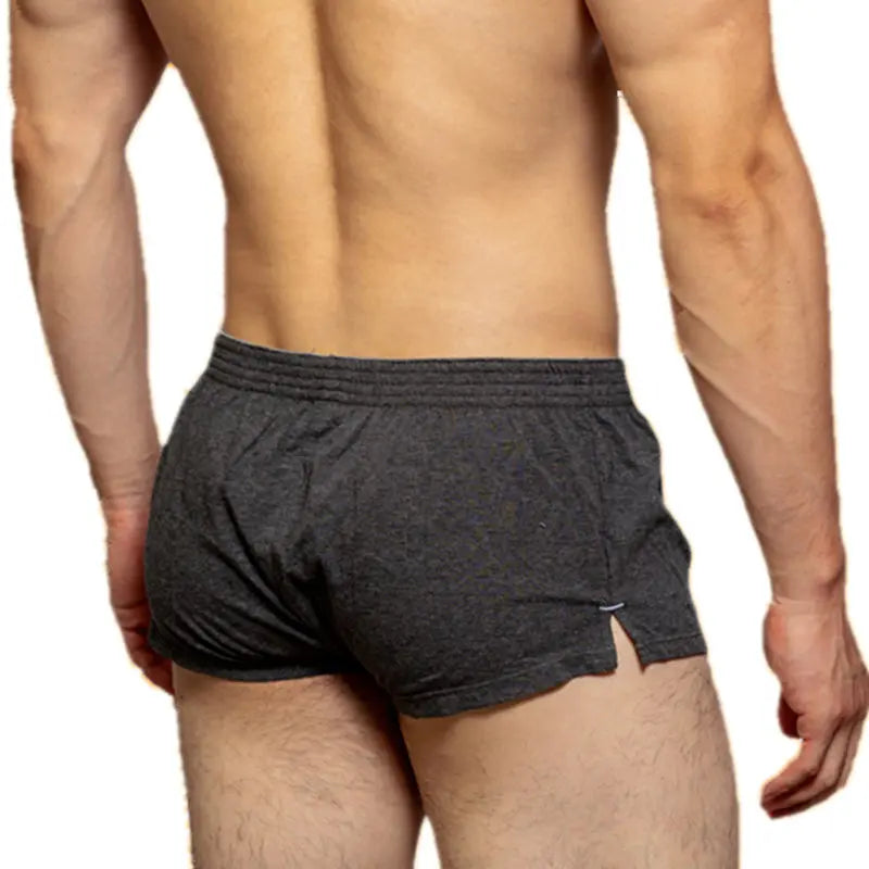 Men’s Cotton Fitness Gym Shorts – Breathable Loose Fit Running, Yoga & Workout Training Shorts Summer Sports Underwear Boxer D.M