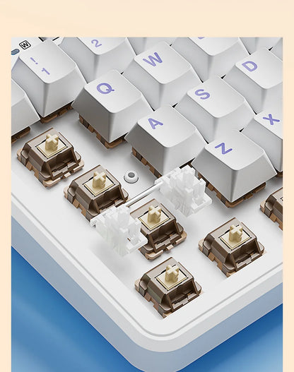 AULA F108 Pro Full-Size Gaming Keyboard – Wireless Bluetooth, Hot-Swappable Gasket Mount, Macro Keys, TFT Smart Display