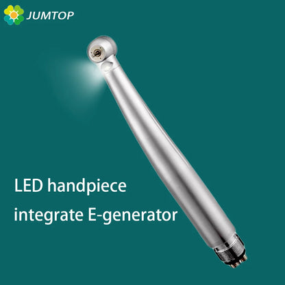Dental LED High-Speed Handpiece – Air Turbine with Triple Water Spray & Ceramic Bearing (2/4 Hole)