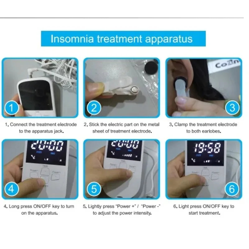 Vagus Nerve Stimulation Ear Clip — Sleep Aid Device for Insomnia, Deep Sleep, Anxiety, and Depression Relief