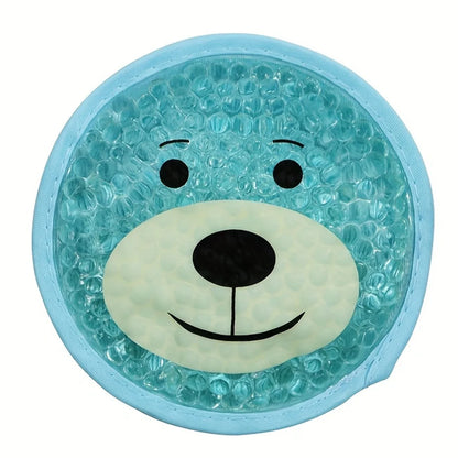 Reusable Cartoon Gel Ice Pack — Dual Hot & Cold Compress for Elbow, Knee & Toothache