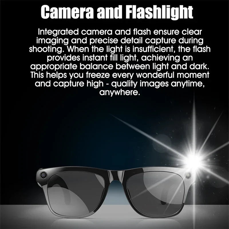 Xiaomi 1080P HD AI Smart Glasses — 100MP Camera, Bluetooth Call, Voice Assistant, 260mAh Battery, Smart Control