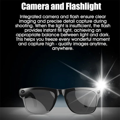 Xiaomi 1080P HD AI Smart Glasses — 100MP Camera, Bluetooth Call, Voice Assistant, 260mAh Battery, Smart Control