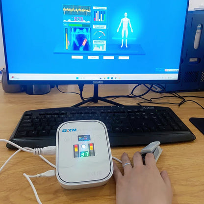 Quantum Resonance Magnetic Body Analyzer QA-36S with Hand Touch & 53 Sub-Health Test Reports - New Generation Set