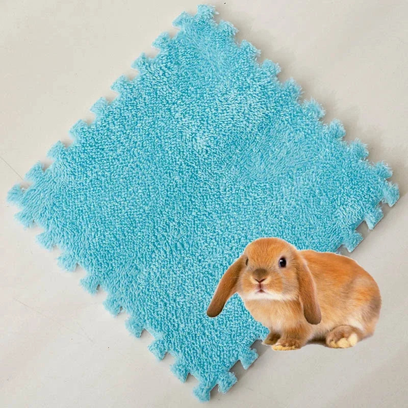 4/10PCS Waterproof Cage Liners – Anti-Slip Absorbent Bedding Mats for Rabbits, Guinea Pigs & Small Pets