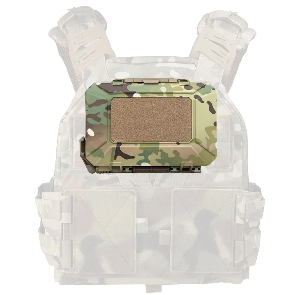 Molle Tactical Waterproof Case - Shockproof Double Sponge Protective Pouch, Lockable Battery and Mobile Phone Airsoft Vest Gear Cases