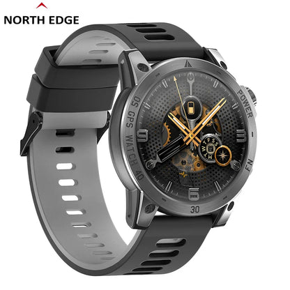 NORTH EDGE 2025 GPS Smartwatch — Men's Sport Watch with HD AMOLED, Altimeter, Barometer & Compass, 50M Water-Resistant
