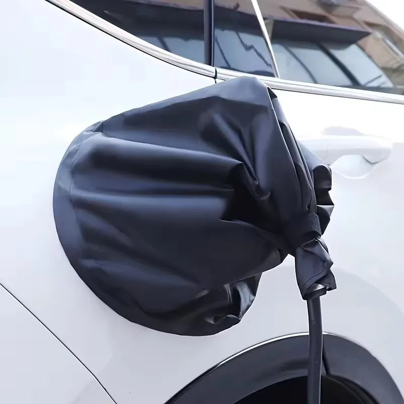 Magnetic EV Charger Port Cover – Weatherproof, UV, Snow & Heat Resistant Protective Cap for Electric Vehicle Charging Ports