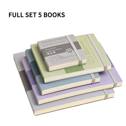 Mini Tearable Sketchbook 250gsm – 40-Sheet Drawing Notebook for Watercolor, Acrylic, Marker, Oil & Gouache