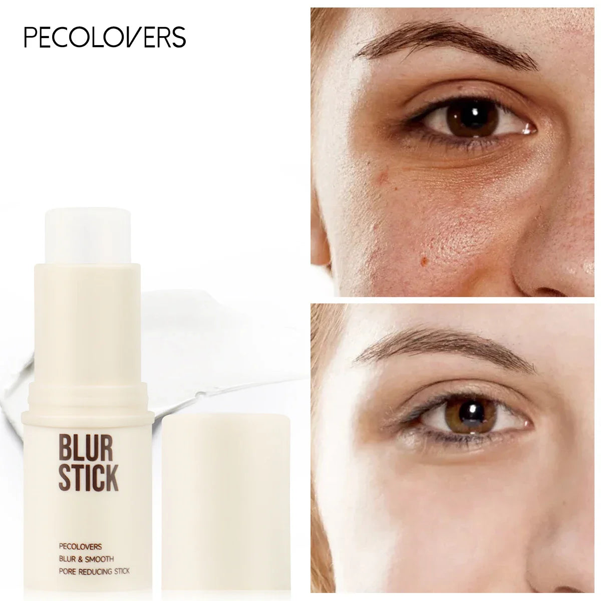 Invisible Pore Base Stick – Makeup Primer & Concealer for Pore Modifying, Skin Color Correction & Isolation