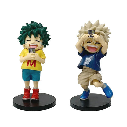 My Hero Academia Izuku Midoriya & Katsuki Bakugo Action Figure Set – Multi-Form Anime Model Collectible Toy Doll Decoration