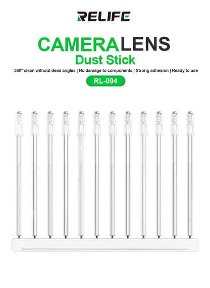 RELIFE RL-094 48PCS Camera Lens Cleaner Gel Sticks – Synthetic Resin Dust Removal for iPhone, Android & Camera Lenses