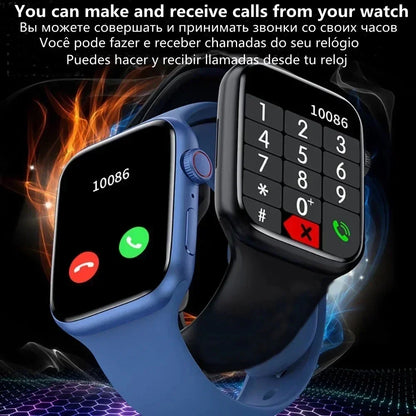I10 Pro Max Smartwatch with Metal Strap – Sport Fitness Tracker, Custom Dial for Android & iOS, Gift for Men & Women