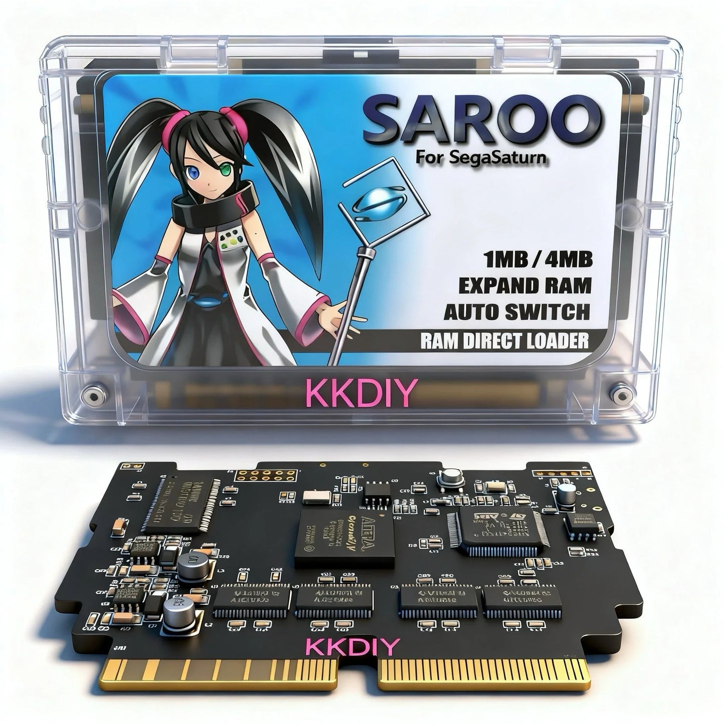 Saroo ODE Sega Saturn Optical Drive Emulator — SD/HC/TF Card Reader for CD Laser Replacement & DIY Console Mod 1.37