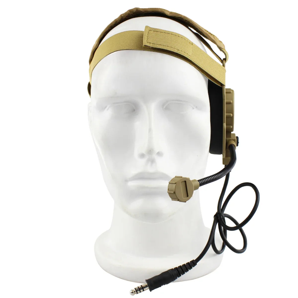 Tactical Bowman Elite II Headset – U94 PTT Communication Headphone for Kenwood & Baofeng UV-5R Radio Accessory