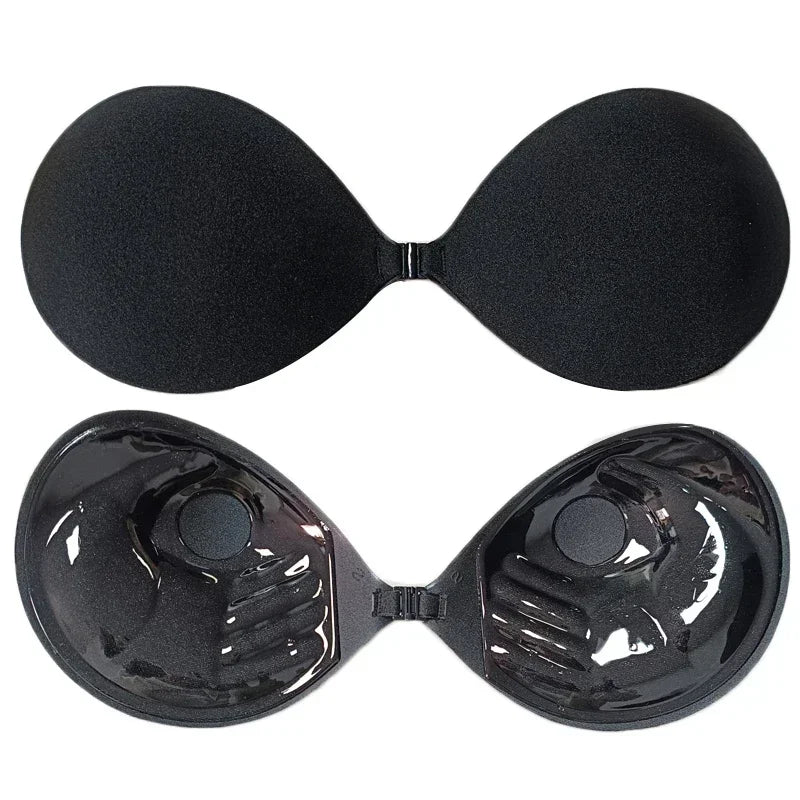 Palm Push-Up Invisible Silicone Bra – Self-Adhesive Strapless Breast Lift Pads for Women, Chest Stickers & Sexy Silicone Bra Cover