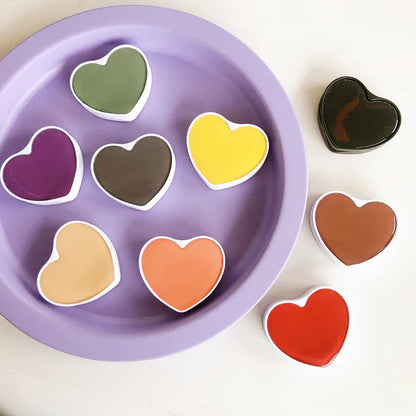 Universal Heart-Shaped Phone Socket Holder: Finger Grip Bracket Support for iPhone 15, 14, 13, Samsung - Pocket Socket Stand