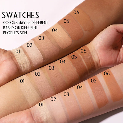 30ml Matte Liquid Foundation Cream – Long-Wear, Oil-Control, Full Coverage Waterproof Concealer for Wheat Tone Makeup