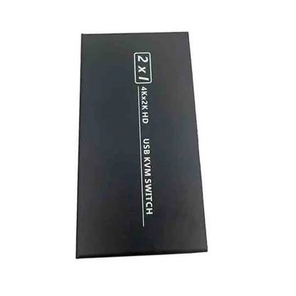 4K 2K HDMI USB KVM Switch 2-in-1 – Dual Computer Share 1 Monitor, Keyboard, Mouse & Printer Support