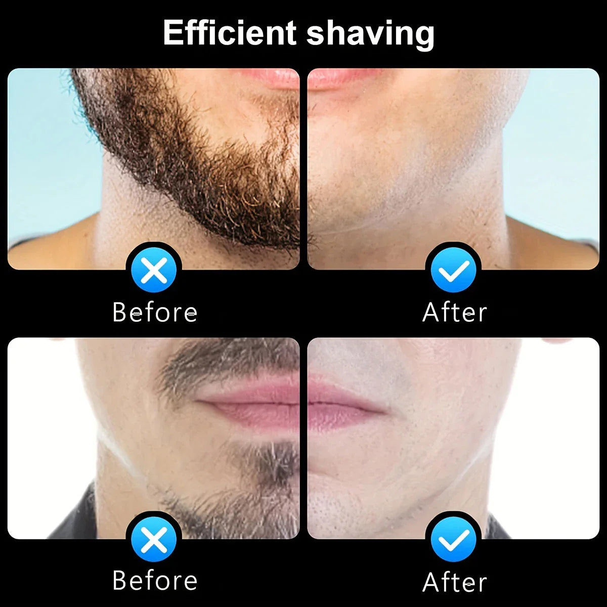 Men’s Electric Mini Shaver – Rechargeable Type-C Portable Razor with LED Digital Display, Wet & Dry Use Beard Trimmer for Home & Travel (Unisex)