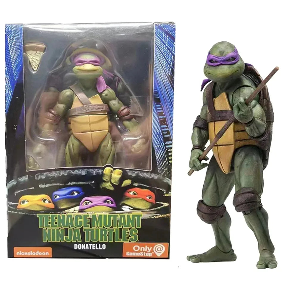 Ninja Turtle NECA 1990 Film Version Anime Figure – Limited Edition PVC Action Model Statue, Birthday Gift Ornament