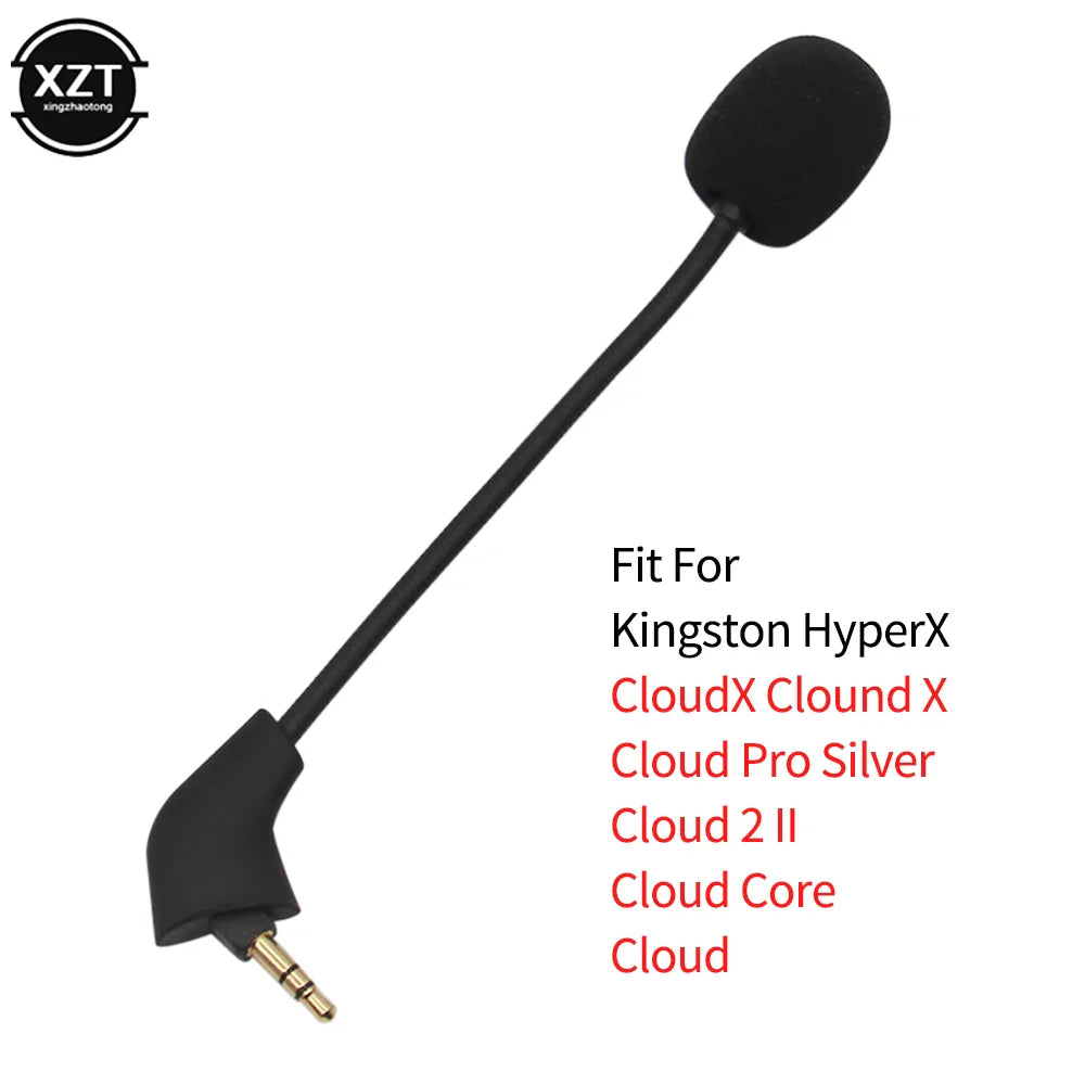 Replacement 3.5mm Game Microphone for Kingston HyperX Cloud II, X Core Pro & Silver CloudX Gaming Headsets