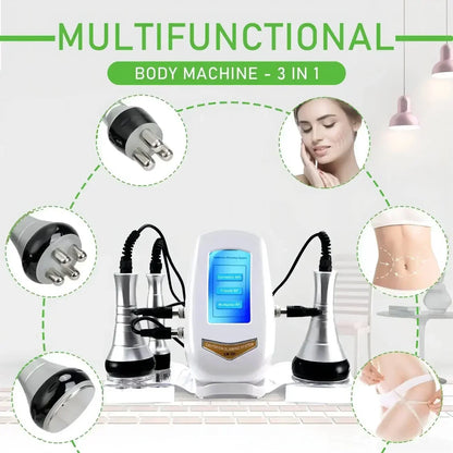 RF Tool 40K Cavitation Ultrasonic Body Slimming Machine - Multi-Polar Radio Frequency for Anti-Wrinkle, Skin Rejuvenation, and Lifting
