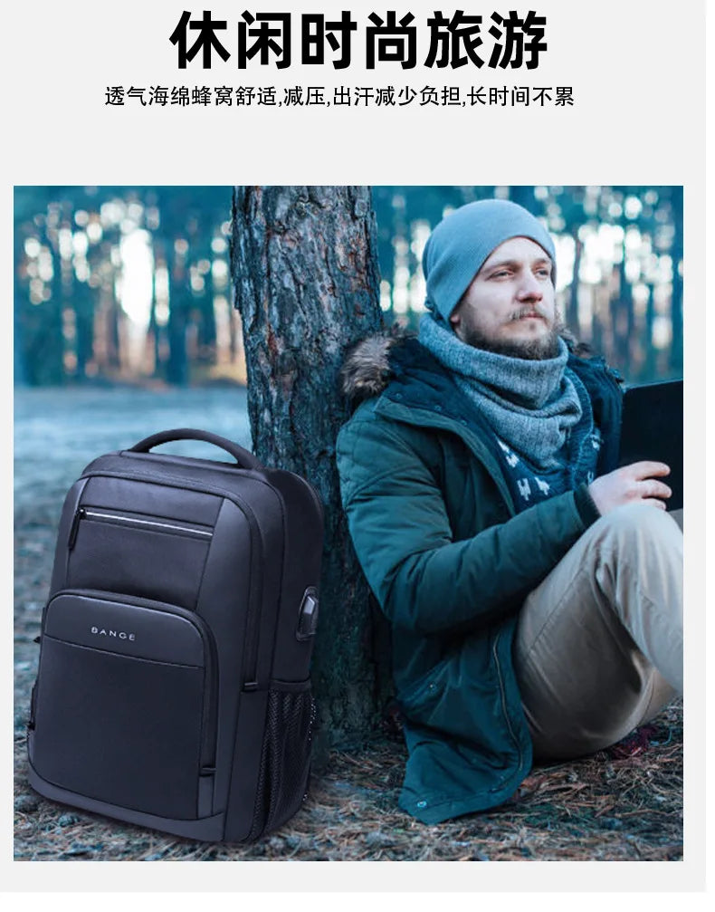 Bange Men’s Laptop Backpack – Designer School, Motorcycle, Tactical & Travel Bag for Boys
