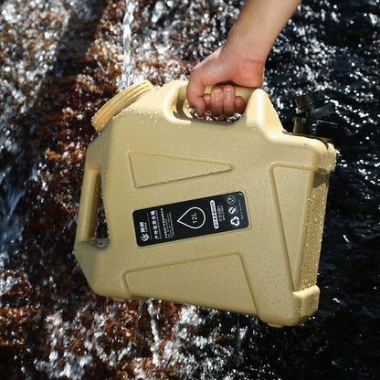 12L Camping Water Container – Large Capacity Outdoor Water Bucket with Faucet, Portable Car Water Tank for Camping, Cooking, Picnic