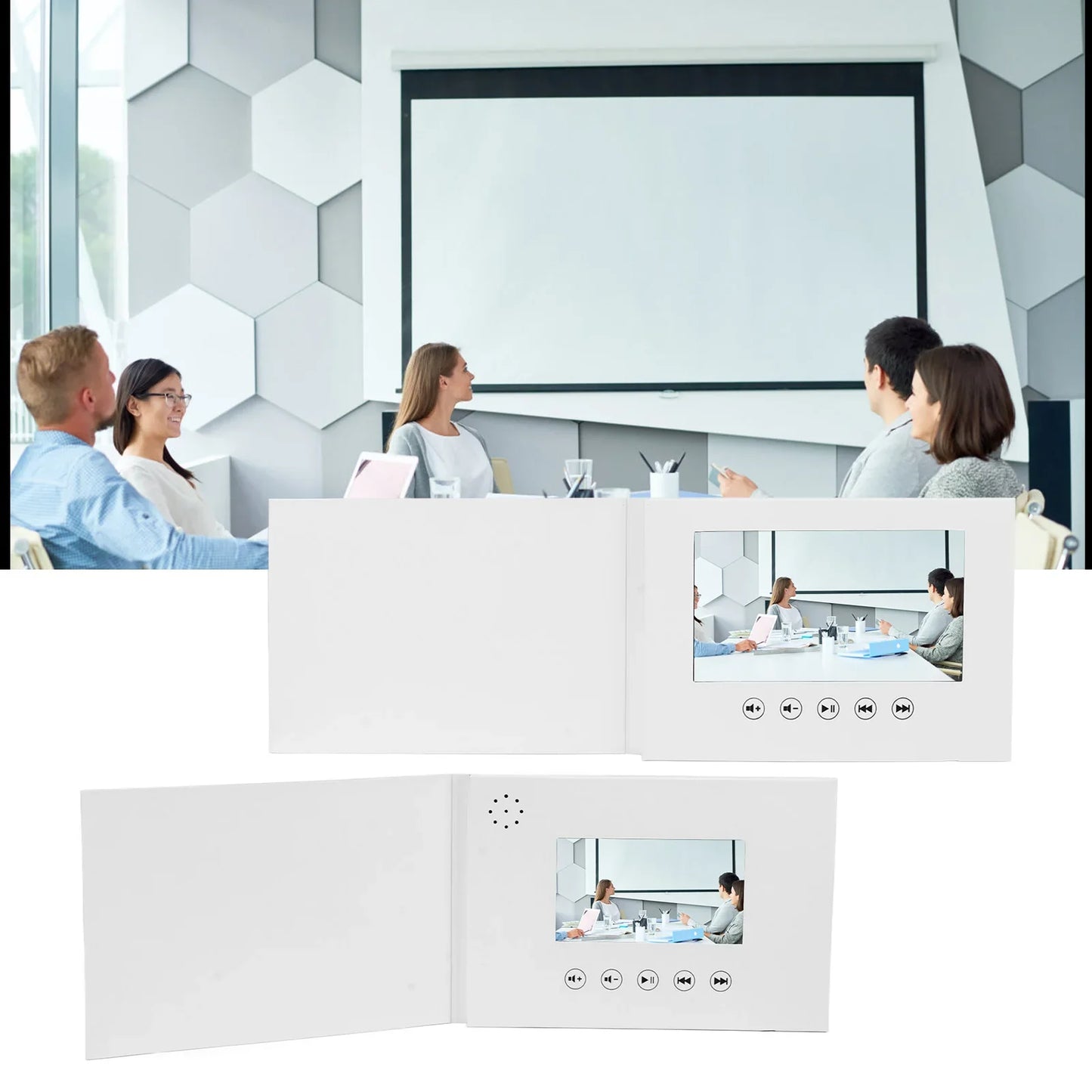 LCD Video Greeting Card – Electronic Video Brochure for Birthday, Father’s Day & Mother’s Day Gifts