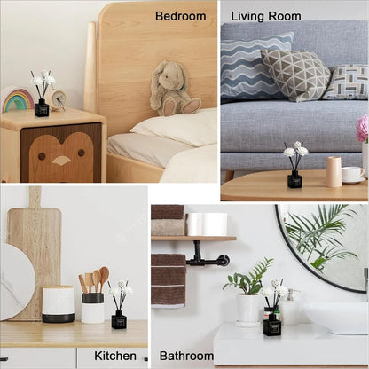 50ml Premium Aroma Diffuser Oil — Long-Lasting Fragrance for Home & Car, Room Air Freshener Deodorizer