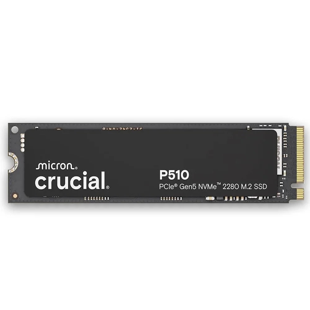 Crucial P510 Gen5 NVMe SSD – 1TB/2TB PCIe 5.0 M.2 2280 Internal Solid State Drive for Laptop & Desktop (OEM Pack)