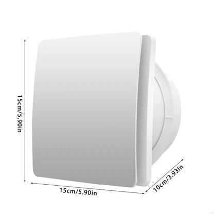 85DB Bathroom Ventilation Fan — 100mm 12W Exhaust Fan with Humidity Sensor & Timer Function