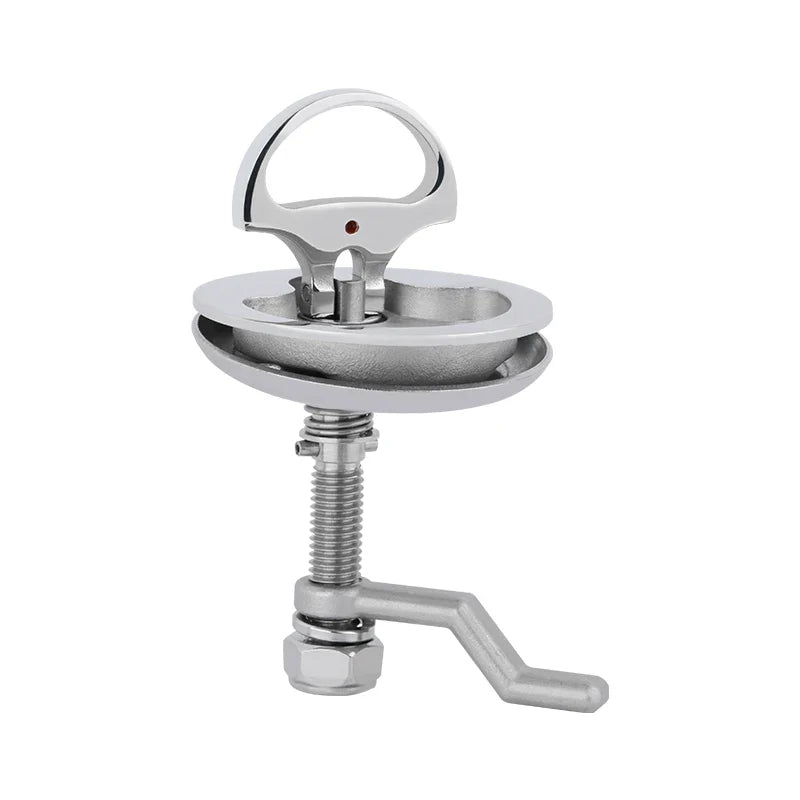 AndyMarine 316 Stainless Steel Boat Cam Latch – Marine Hatch Pull Turning Lock Hardware