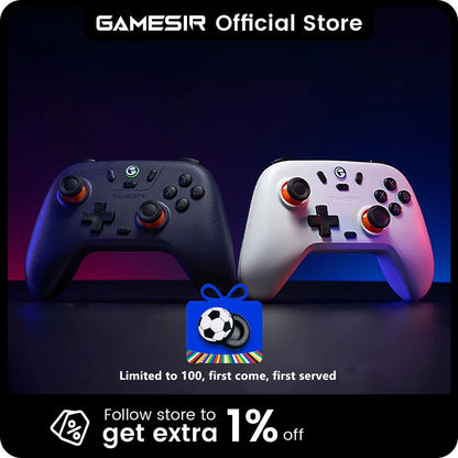 GameSir Nova Lite Wireless Controller – Bluetooth Gamepad with Hall Effect for Nintendo Switch, iPhone, Android & PC